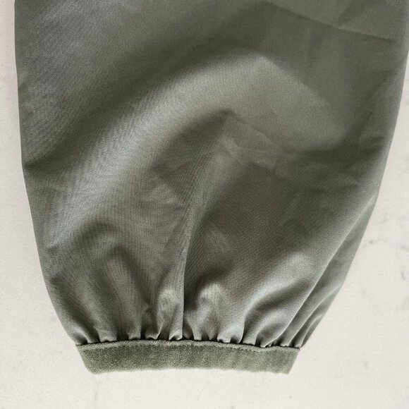 BMW Casual Full Zip Waterproof 100% Poly Hooded Jacket Sage Grn Dk Gry Sz S NWOT - Picture 7 of 15